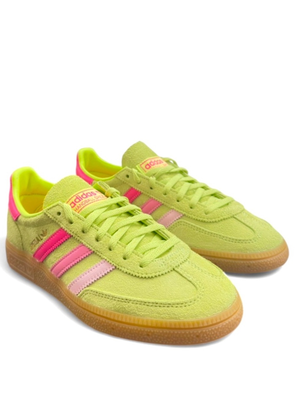 adidas Handball Spezial ‘Green Pink’ Suede Sneakers Size US 6 Women’s (NEW)